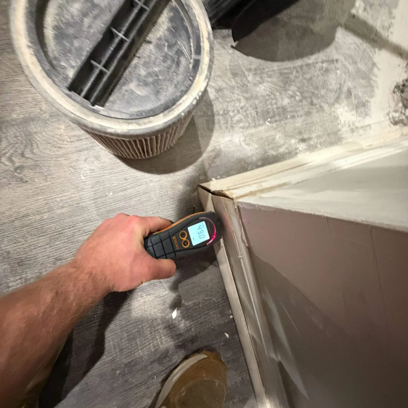 Documented moisture readings in Shelby County, IN